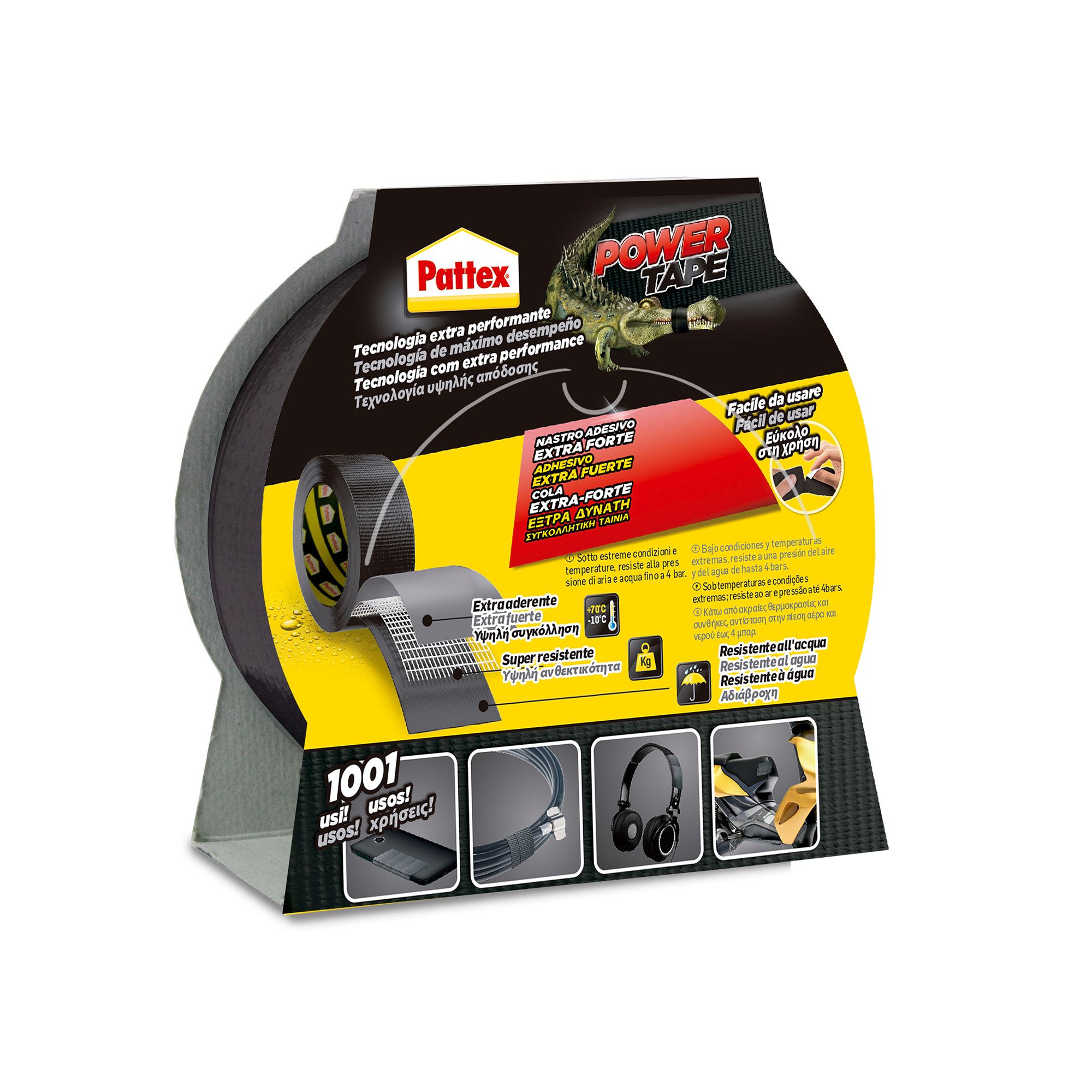 Pattex Power Tape 50x10 m. Negro